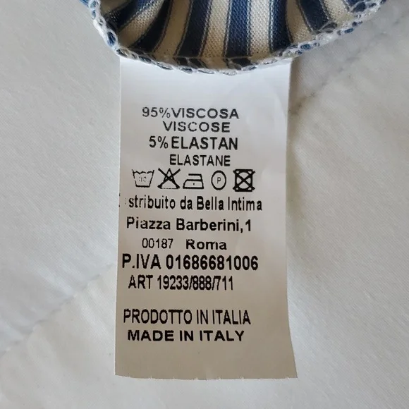 Meghan blue and white stripped long sleeve shirt - Picture 5 of 7